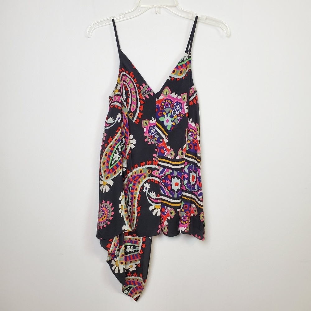 Anthro HD in Paris Moonset Silk Top